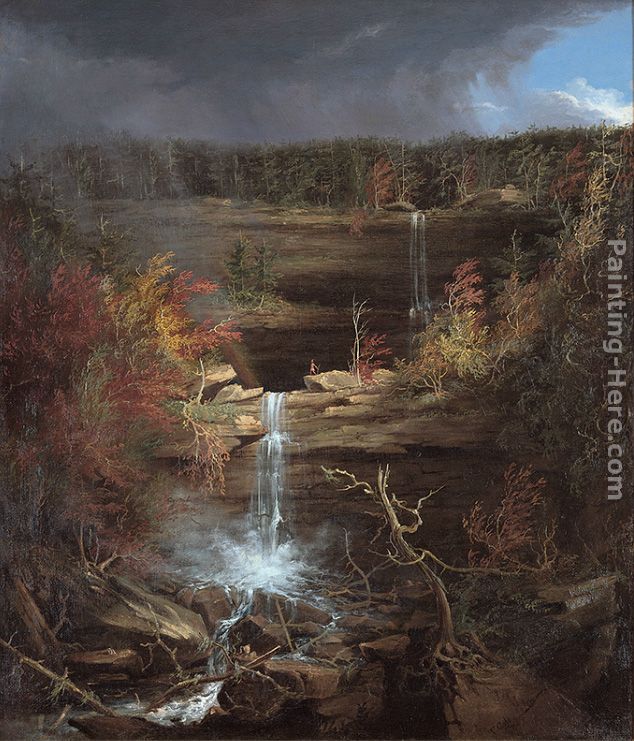 Falls of the Kaaterskill painting - Thomas Cole Falls of the Kaaterskill art painting
